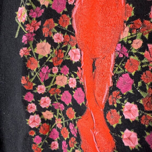 Vintage Champion XL Elmo Floral Meadow Graphic Print Shirt Sesame Workshop F-10 - Picture 8 of 8